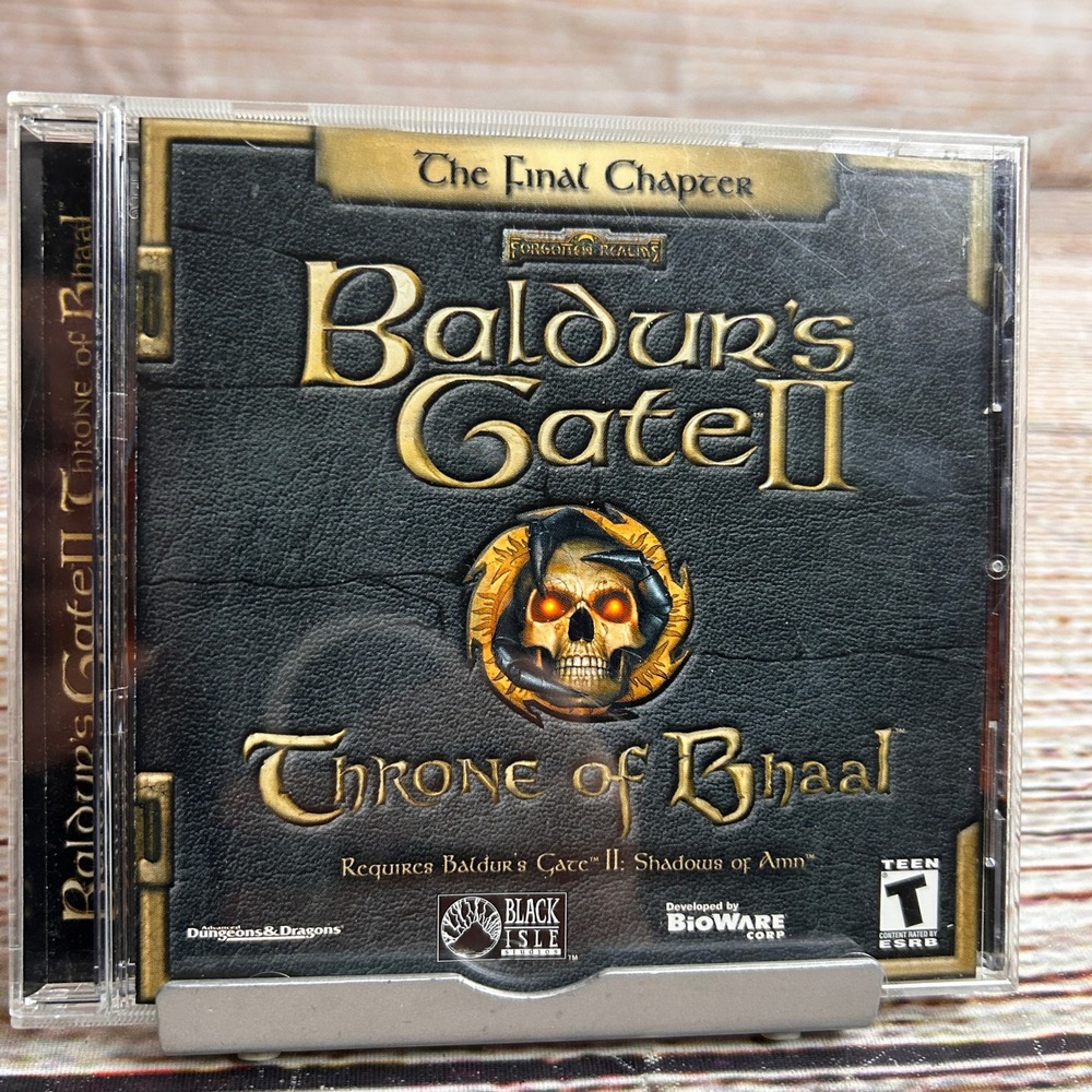 Baldurs Gate II Throne of Bhaal PC Expansion Pack BioWare Black Isle
